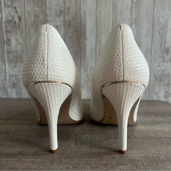Marc New York Elegant White Textured Women's Pumps 8.5 - Picture 7 of 9